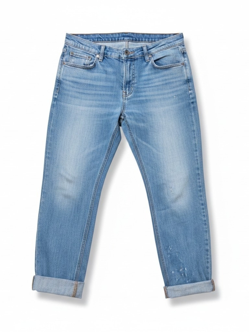 Old Navy Size 14 Light Wash Rolled Cuff Jeans Plus Size